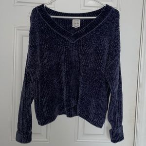 Extremely soft dark blue sweater